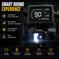 Motocicleta Eléctrica Todoterreno R6000 6424W, 60V 30Ah, Motor de Litio en la Rueda Trasera, Alta Velocidad 99km/h, con Servicio OEM