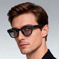 Lunettes Intelligentes MT3 avec Lentilles Photochromiques en Plastique 8MP, Protection UV Carrée, Enregistrement Vidéo HD 1200P, Traduction IA en Temps Réel et Appel Vocal