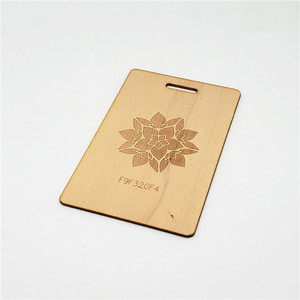 Sinh Thái Thân Thiện Với Tùy Chỉnh 4C In Ấn Bằng Gỗ Phòng Khách Sạn Thẻ Chìa Khóa Tre Hành lý Tag Gỗ Thẻ Từ - Product Image 3