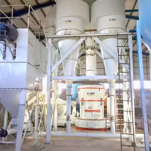 Harga kompetitif membangun gipsum bubuk tanaman Raymond Mill dengan bubuk Classifier debu kolektor sistem