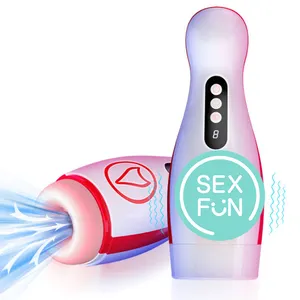 Wholesale 7 Mode For Fox M50 Bowling Pin Automatic Sucking Masturbation Cup Male Masturbators