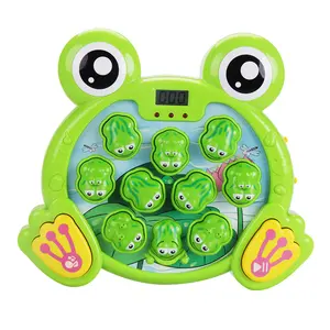 작은 플라스틱 두드리는 두더지 소리 개구리 게임의 가장 인기있는 손 눈 조정 도청 교육용 어린이 장난감