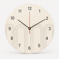 Horloge murale silencieuse en acrylique personnalisée style Art Déco, design moderne et minimaliste pour la décoration intérieure d'appartement