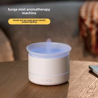 Nueva máquina de aromaterapia escritorio degradado colorido luz nocturna USB fuente de niebla humidificación de aceite esencial para ayudar a dormir