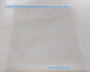 Ijzer Op Willekeurige Verstrooide Ab Bling Sheet Fix Clear Crystal Strass Transfer Voor Kleding - Product Image 3