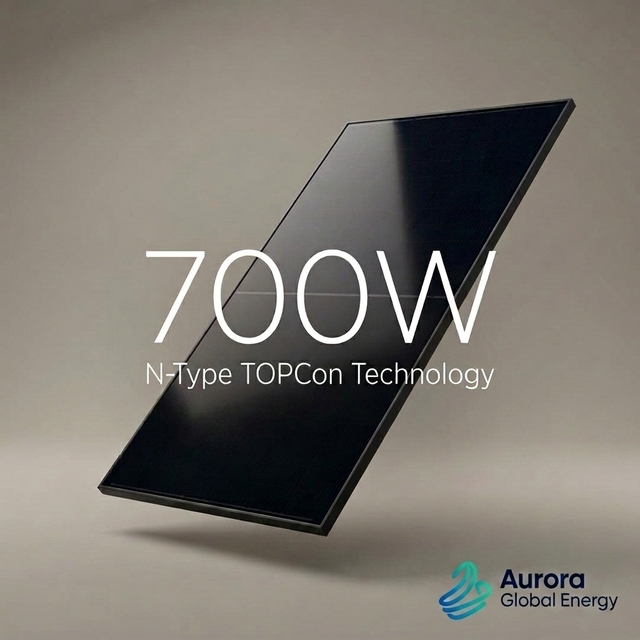 Bulk 550W 600W 660W 700W N Type Mono Solar Panels TOPCon Bifacial PV Modules for Commercial Industrial Solar Project
