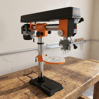Perceuse radiale multifonctionnelle avec table de travail réglable pour atelier de bricolage