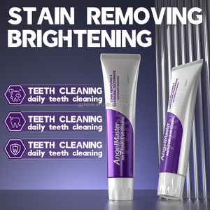 Vente en gros <span class=keywords><strong>de</strong></span> dentifrice blanchissant <span class=keywords><strong>anti</strong></span>-<span class=keywords><strong>taches</strong></span> AngelMaster 120g, rafraîchit l'haleine, nettoie en profondeur la bouche, dentifrice pour soins bucco-dentaires quotidiens - Product Image 2