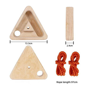 Xách Tay Bằng Gỗ Leo Núi Giữ Tam Giác Treo Hội Đồng Quản Trị Cho Trong Nhà/Ngoài Trời Leo Núi Đào Tạo Cho Nhà Sử Dụng - Product Image 4