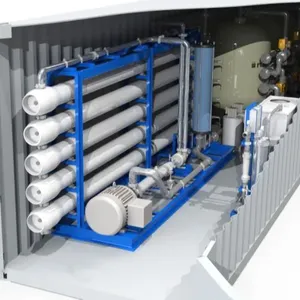 ماكينة معالجة المياه من الطن الواحد إلى 20 طنًا RO، معدات تقطير مياه البحر، مصانع معالجة مياه الشرب
