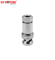Triaxial tipo BNC macho TRB BNC macho enchufe Triax 1533B RF conector Triax BNC macho abrazadera de enchufe para Cable Coaxial TRX316
