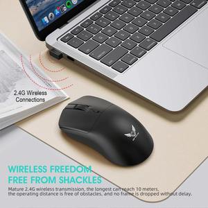 2.4GHz Wireless Optical Tracking <b>Mouse</b> Portable Dry Battery 3 Levels DPI Computer <b>Mouse</b> for Laptop - Product Image 3