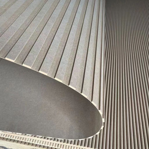 Linh hoạt tường MDF Panels Flex Board linh hoạt tambour Bảng điều chỉnh uốn cong trang trí Hội Đồng Quản Trị - Product Image 5