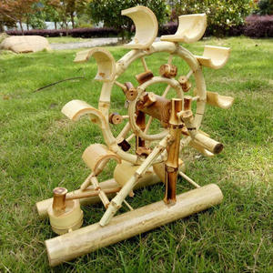 Décoration <span class=keywords><strong>artisanale</strong></span> en bambou pur fait main, motif <span class=keywords><strong>roue</strong></span> <span class=keywords><strong>de</strong></span> Ferris et <span class=keywords><strong>roue</strong></span> à eau, double seau porte-bonheur, pour la maison, cadeau, vente en gros - Product Image 4
