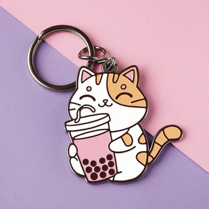 Tùy chỉnh 2D 3D men móc khóa tùy chỉnh men móc khóa chủ kim loại móc chìa khóa Keyring tùy chỉnh kim loại Keychain Logo vòng chìa khóa thiết kế - Product Image 4