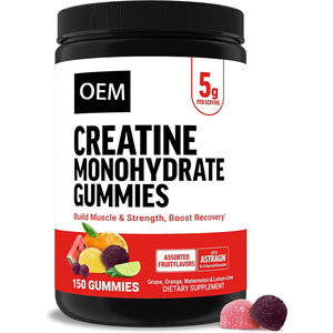 Wholesale 5000mg <b>Creatine</b> Monohydrate Gummies - Pre Workout Supplement for Muscle Growth Endurance & Recovery for Men and Women - Product Image 1