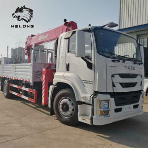 Camion-grue Isuzu 4x2 avec moteur, équipé d'une pompe hydraulique, capacité de levage de 6,5 tonnes, hauteur maximale de 14,5 m - Product Image 1