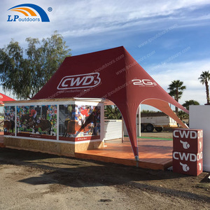 Semplificare la struttura personalizzata 1000D PVC protezione UV doppia <span class=keywords><strong>tenda</strong></span> con paralume a stella superiore per eventi all'aperto - Product Image 6
