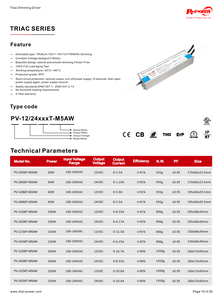 IP67 กันน้ำ 30W 60W 100W CV TRIAC/0-10V/1-10V/10V PWM/Rx หรี่แสงได้ไดร์เวอร์แถบ LED แหล่งจ่ายไฟเดี่ยว 100-240VAC-DC 12V 24V - Product Image 4