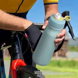 Custom Logo <b>750ml</b> Double Wall Insulated 304 Stainless Steel Bike Water <b>Bottle</b> for Road Cycling and Mountain Riding - Product Image 6