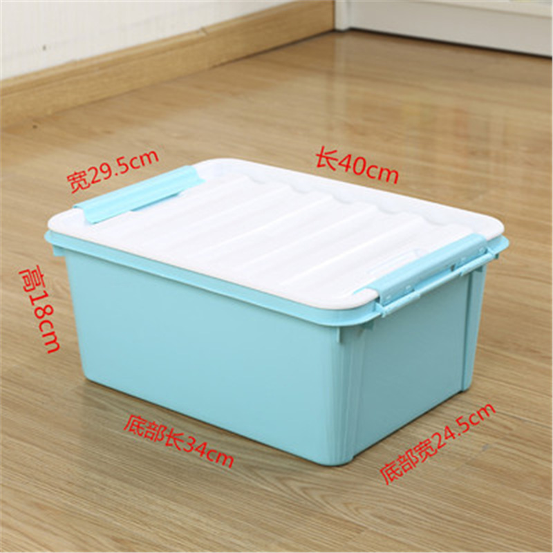 สีฟ้าอ่อน ขนาดกลาง 40*30*18