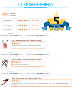 연장 코드 배선 하네스 PVC 충전 용 12V SAE 2 핀 퀵 분리 어댑터 커넥터 악어 클립 클램프 - Product Image 6