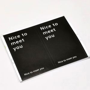 Étiquettes adhésives 3D personnalisables en vinyle résistant, autocollants d'expédition et de courrier en papier blanc et noir personnalisés - Product Image 5