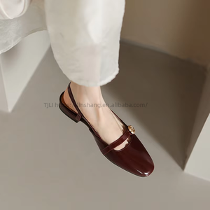Design Footwear Spring <b>Leather</b> <b>Pumps</b> Pearl Beautiful Luxury Party High Heels Trendy Shoes Women's Pointed Toe - Product Image 2