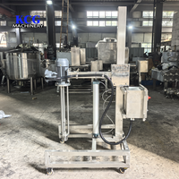 Émulsifiant électrique à levage automatique pour laboratoire, machine de mélange et d'homogénéisation de cosmétiques