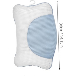 Cuscino da bagno 4 ventose vasca cuscino <span class=keywords><strong>per</strong></span> il collo ergonomico <span class=keywords><strong>per</strong></span> <span class=keywords><strong>doccia</strong></span> poggiatesta cuscino Spa portatile adatto a tutte le vasche da bagno - Product Image 6
