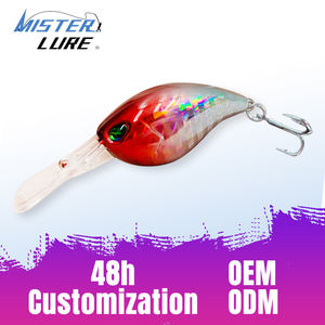 <span class=keywords><strong>Leurre</strong></span> de pêche MISTER LURE 6,5 cm 4,7 g Crank Bait Minnow pour eau douce avec hameçon Long Bib Minnow Crank Bait Lure - Product Image 1
