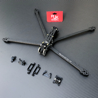 Kit de châssis en fibre de carbone sergé mat RJXHOBBY Mark5 DC O3 10 pouces 466 mm pour drone de course FPV RC