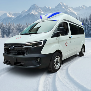 4*2 FORD V362 Petrol 9AT <strong>Automatic</strong> <strong>Gearbox</strong> ICU Ambulance Vehicle with Latest Outside and Inside Design - Product Image 1