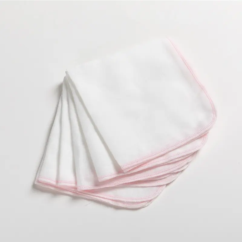 Asciugamani in cotone garza di mussola da bagno per bambini fazzoletto bavaglino neonato alimentazione Burp sciarpa di stoffa asciugamano per il viso