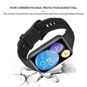 Funda protectora de pantalla fina resistente a los arañazos, parachoques de Tpu ligero y Flexible suave para <span class=keywords><strong>Huawei</strong></span> <span class=keywords><strong>Watch</strong></span> <span class=keywords><strong>Fit</strong></span> <span class=keywords><strong>2</strong></span>/Fit2 <span class=keywords><strong>Active</strong></span> Case - Product Image 3