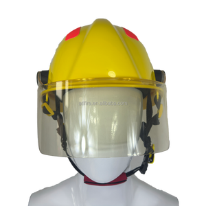 Casco da Vigili del Fuoco con Visiera, Rivestimento Antiurto, Resistente all'Usura, Ignifugo, Certificato CE EN443 per Pompieri e Soccorritori - Product Image 5