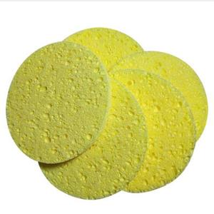 Éponges faciales rondes compressées réutilisables pour le nettoyage, en cellulose naturelle, exfoliantes, pour le démaquillage TZ TZ-056 - Product Image 4