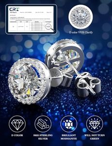 Pendientes Colgantes Plateados Románticos Hipoalergénicos, Joyería Delicada para Mujeres y Hombres - Product Image 5