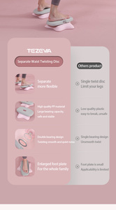 Recortador de cintura, tabla de discos, ejercitador de equilibrio, masaje de pies, modelo de disco lumbar, disco de torsión de cintura dividida - Product Image 3