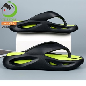 Tongs de sport décontractées pour hommes avec logo personnalisé, confortables, pour l'extérieur, la plage, <span class=keywords><strong>en</strong></span> EVA, vente <span class=keywords><strong>en</strong></span> gros, meilleures ventes avec sangle - Product Image 3