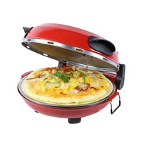 Kunden spezifische hausgemachte elektrische 12 Zoll Pizza Maker Toast pfanne Ofen maschine mit Timer
