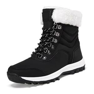 Nuevas Botas de Nieve Impermeables hasta la Rodilla, Suela de Goma Antideslizante, Forro de Peluche Cálido, Zapatos de Senderismo para Otoño, Verano e Invierno - Product Image 1