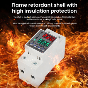 Medidor <span class=keywords><strong>de</strong></span> Energía Inteligente WiFi AC 63A 80-300V, Protector <span class=keywords><strong>de</strong></span> Voltaje y Fuga a Tierra, Interruptor <span class=keywords><strong>de</strong></span> Circuito, Monitor <span class=keywords><strong>de</strong></span> Electricidad para Riel DIN, Control Remoto por <span class=keywords><strong>APP</strong></span> - Product Image 4