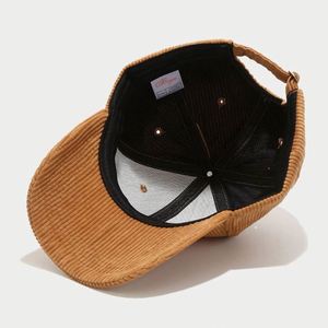 Structured Blank Corduroy Baseball Cap Women Men Autumn Winter Outdoor Fashion Sports Caps <b>Hat</b> with Custom Embroidery Logo - Product Image 5