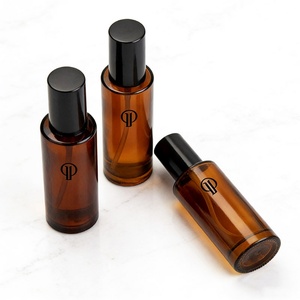 Flacons en verre ambré pour cosmétiques, contenants vides pour lotion, sérum, huile, avec pompe, 20 ml, 30 ml, 40 ml, 50 ml, 60 ml - Product Image 3