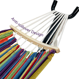 Hamac de camping d'extérieur avec support en acier pliable et sac de transport, lit suspendu pour salon, parc, enfants - Product Image 4