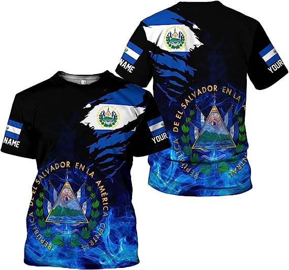 camiseta el salvador de moda: