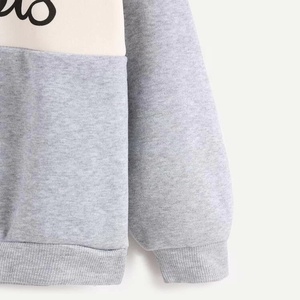 Sweat-shirt en molleton de coton imprimé pour femmes, motif à carreaux - Tailles et couleurs personnalisables - Product Image 3
