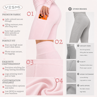 Leggings de yoga évasés roses taille haute pour femme avec logo personnalisé, doux et extensibles, pour Pilates et entraînement, vente en gros, vêtements de sport, nouvelle tendance 2026