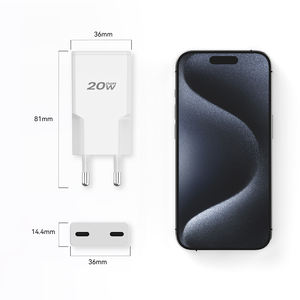 <span class=keywords><strong>Cargador</strong></span> Portátil Tommox de 20W Tipo C, Cargadores USB-C para Teléfono Móvil, Venta al por Mayor, Carga Rápida - Product Image 4